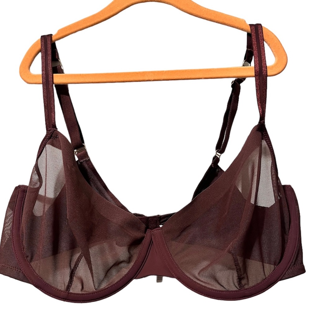 Auden 36d Mesh Bra Brown BNWOT